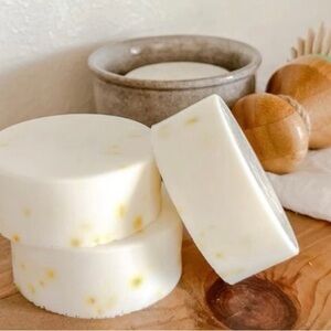 Handmade White and Yellow Soap Bars